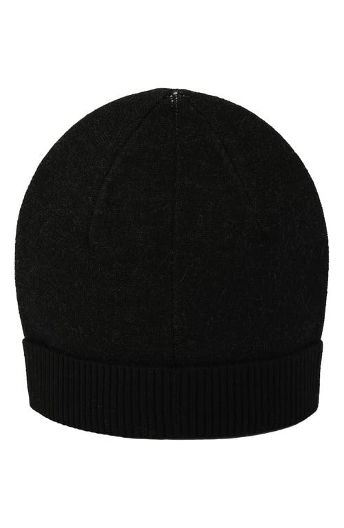 Shop Kate Spade New York Pretty Kitty Beanie In Black