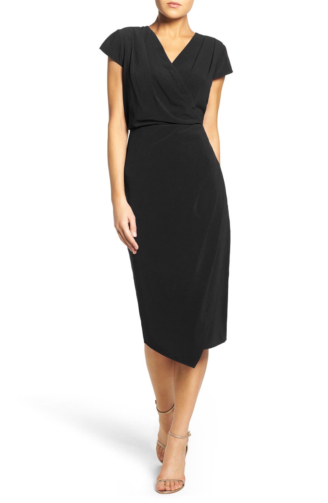 chelsea28 velvet midi dress