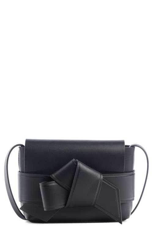 Acne Studios Musubi Bow Detail Crossbody Bag in Black