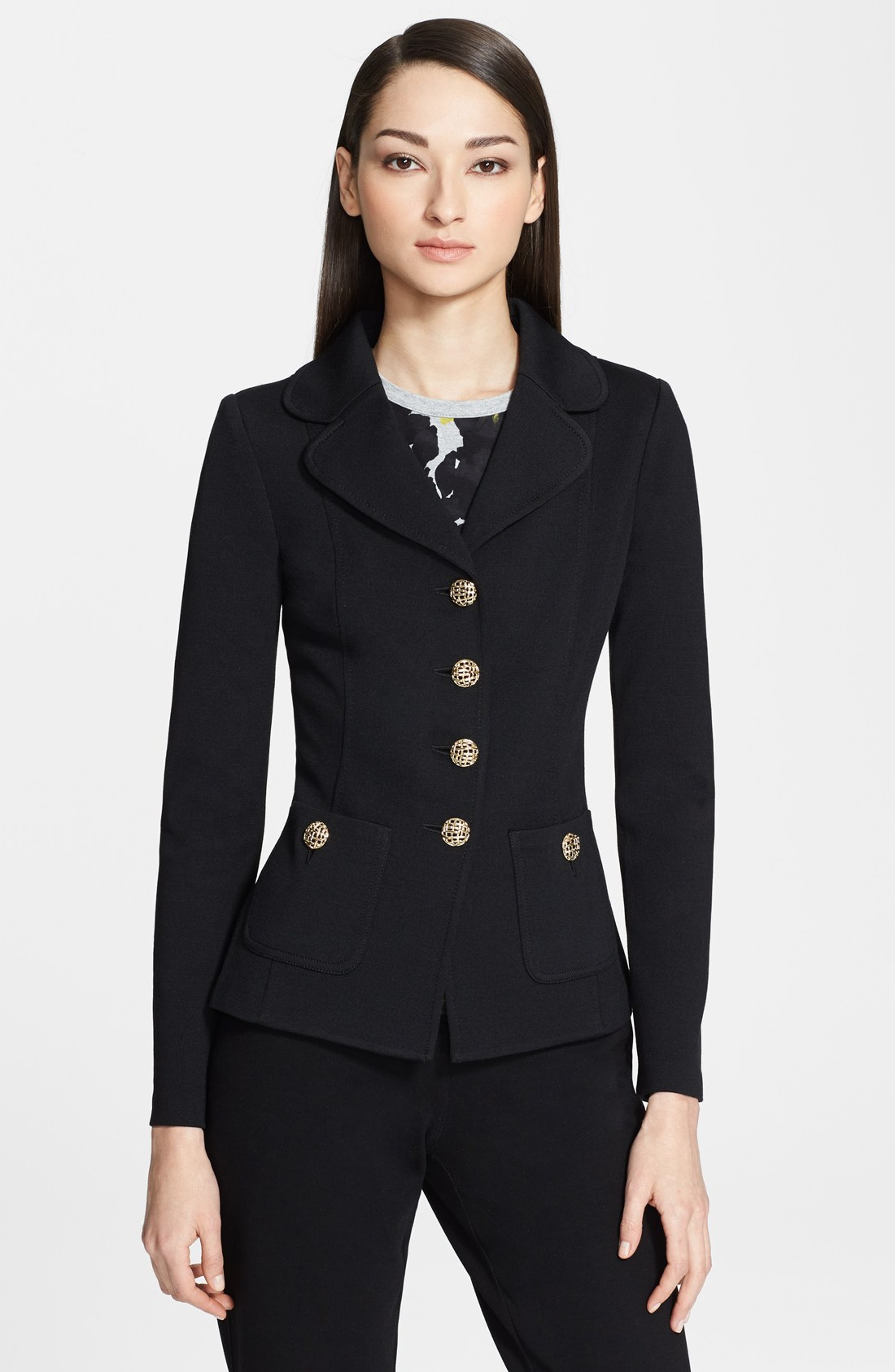 St. John Collection Milano Knit Jacket | Nordstrom
