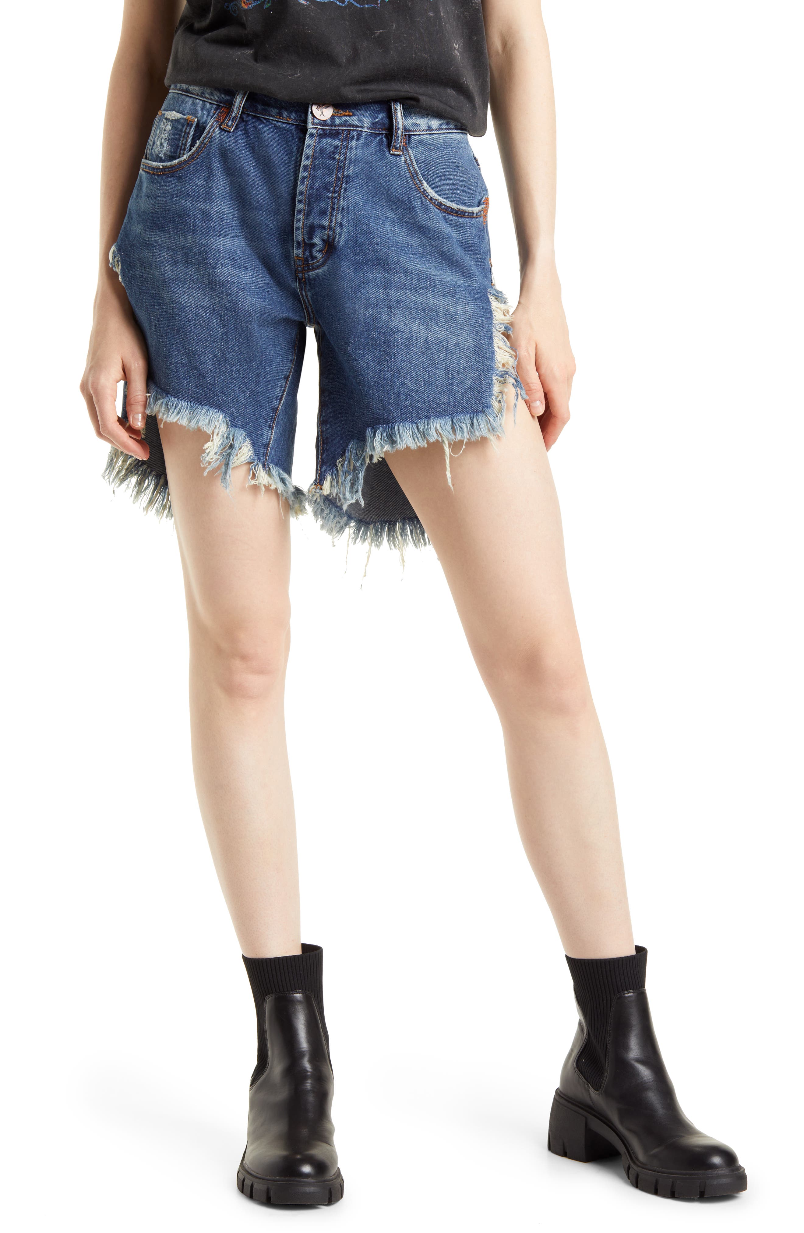 discount 63% WOMEN FASHION Jeans Shorts jeans Ripped NoName shorts jeans Blue M 