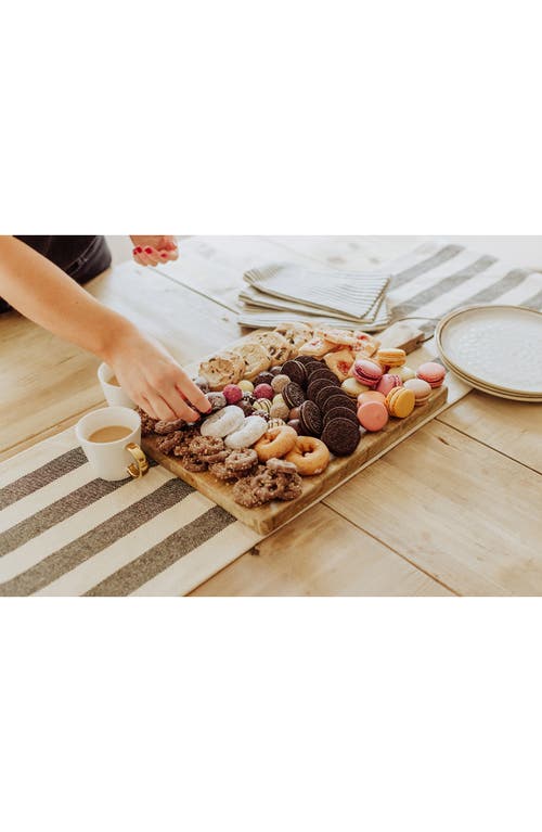 Picnic Time Rectangular Charcuterie Board In Brown