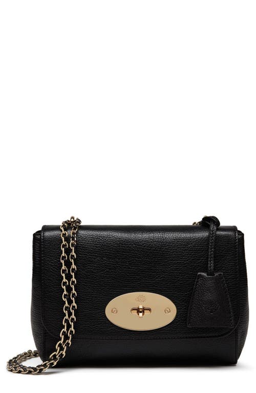 Mulberry Lily Convertible Leather Shoulder Bag in Glossy Goat Black at Nordstrom