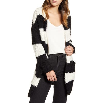 Lira Clothing Skye Stripe Cardigan, Black