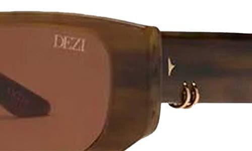 DEZI DEZI CUFFED 53MM SQUARE SUNGLASSES