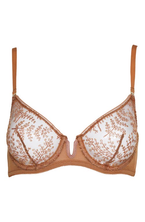 Shop Huit Automne Underwire Bra In Rust