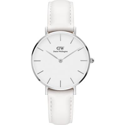 Daniel Wellington Classic Petite Leather Strap Watch, 32Mm