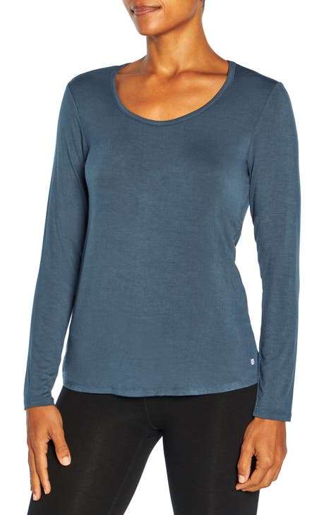 Andrea Ruched Back Long Sleeve T-Shirt