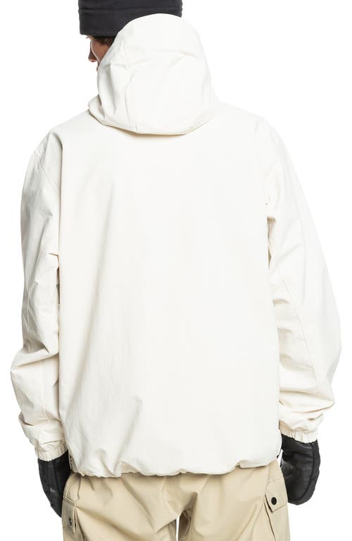 Quiksilver Steeze Waterproof Snow Anorak In Birch