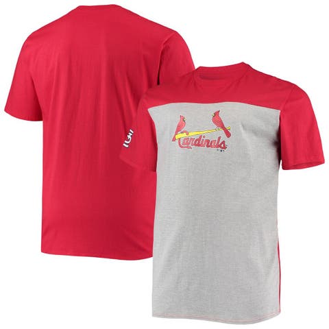 Men's Red St. Louis Cardinals Banner Wave Big & Tall T-Shirt