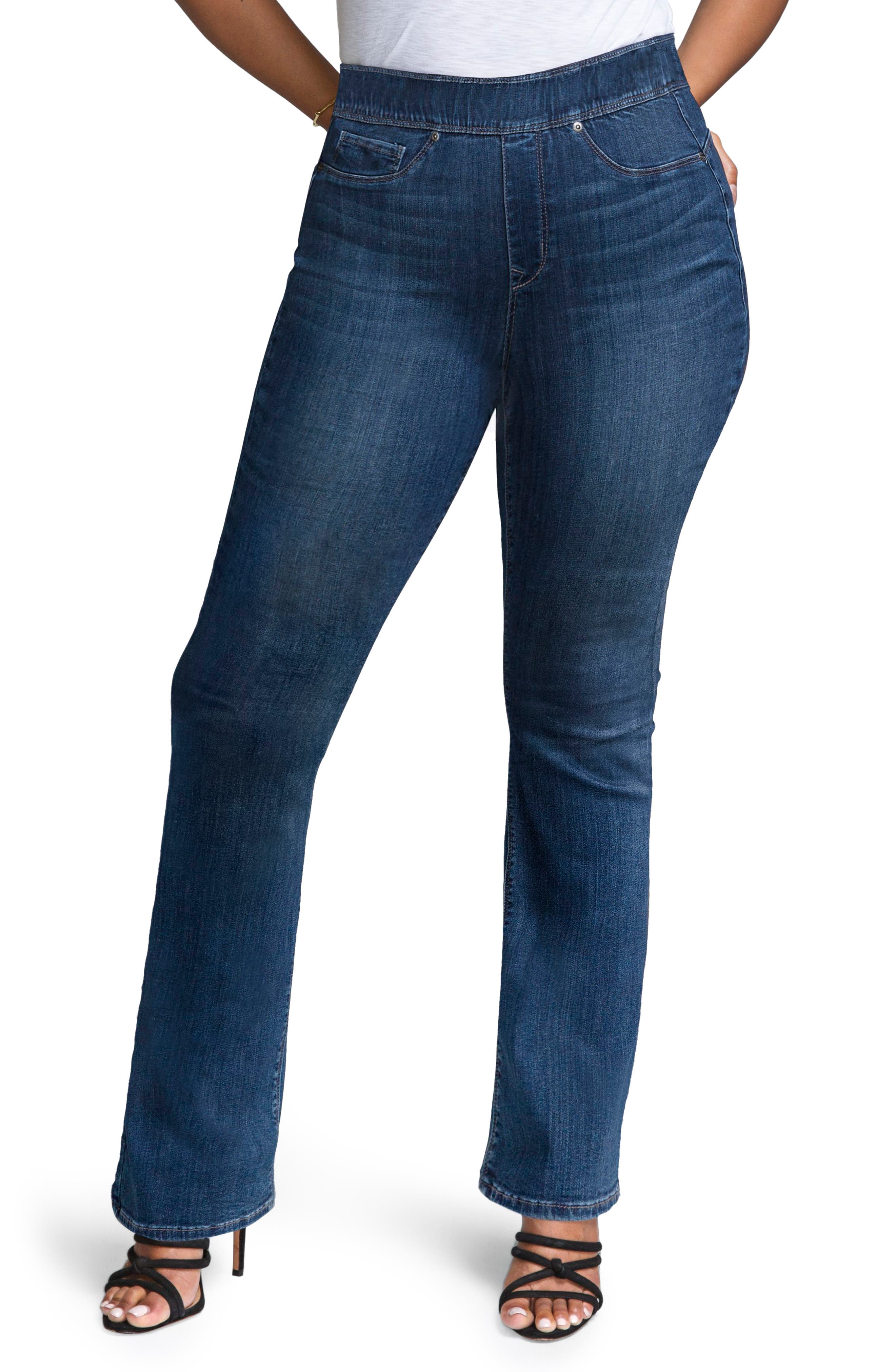 new look curves bootcut jeans