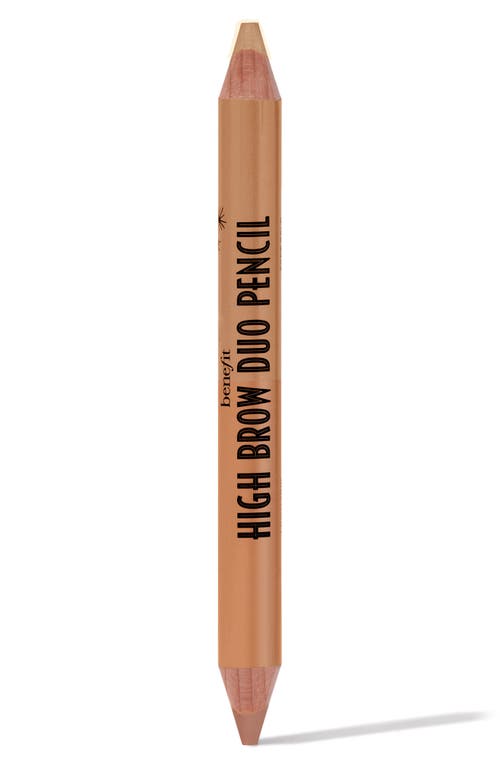 Benefit Cosmetics Benefit High Brow Duo Pencil Eyebrow Highlighting Pencil in Deep