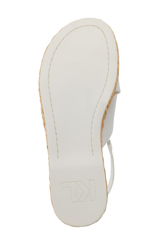 Shop Karl Lagerfeld Charla Slingback Sandal In Bright White