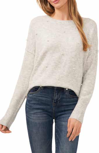 Cece embellished collar sales sweater