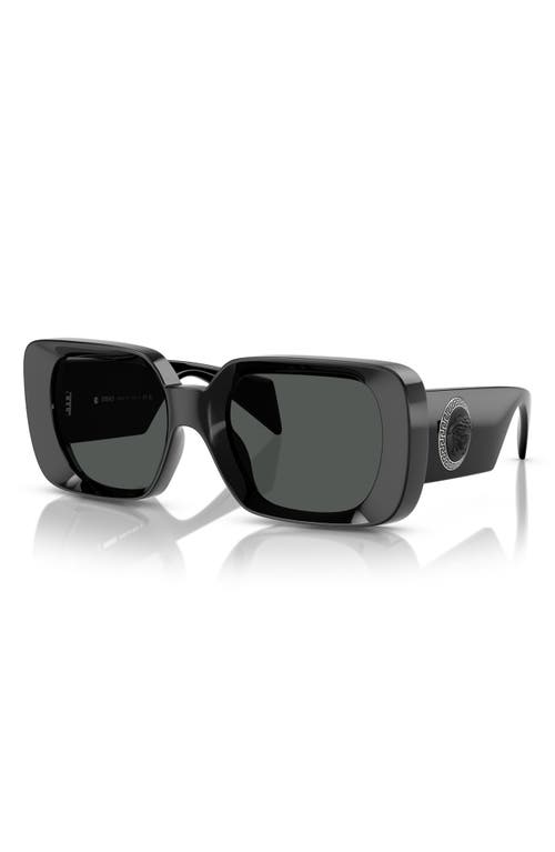 Shop Versace 54mm Square Sunglasses In Black