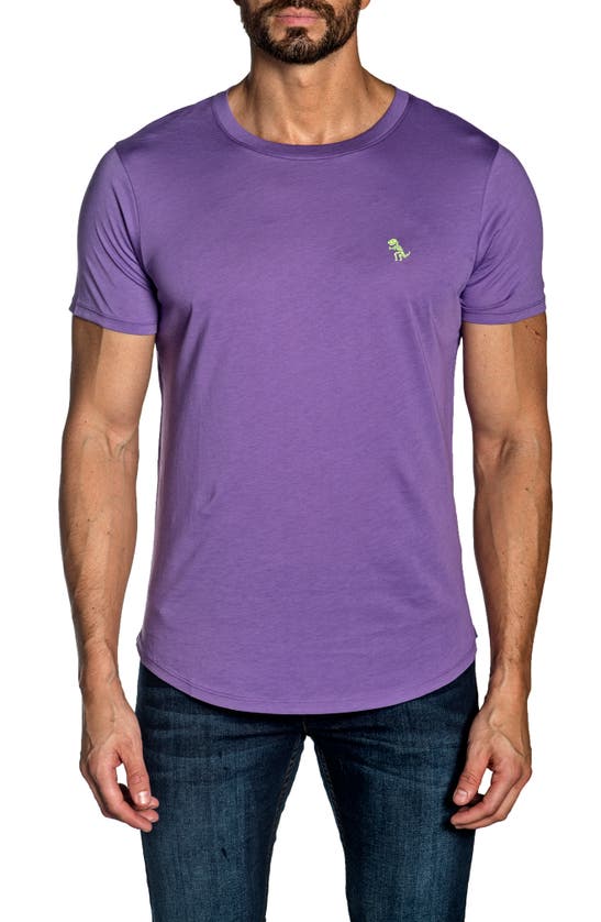 Jared Lang Peruvian Cotton Crewneck T-shirt In Nocolor