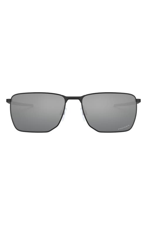 Oakley Ejector 58mm Navigator Sunglasses in Satin Black/Prizm Black at Nordstrom