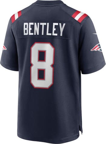 Nike Men's Nike Ja'Whaun Bentley Navy New England Patriots Game Player  Jersey