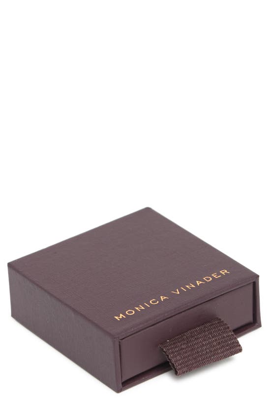 Monica Vinader Siren Medium Stacking Ring In Yellow Gold