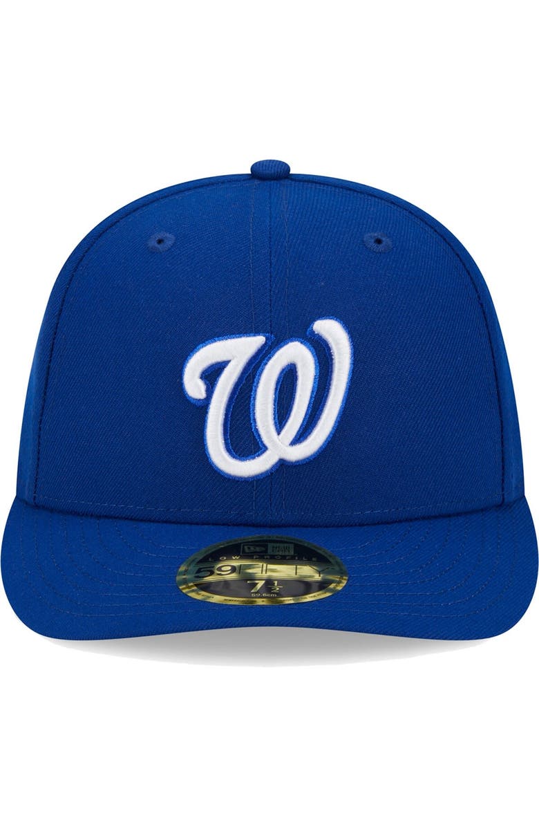 New Era Men's New Era Royal Washington Nationals White Logo Low Profile ...