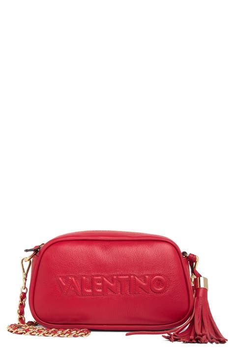 Vegan leather crossbody bag Valentino by mario valentino Red in Vegan  leather - 31196172