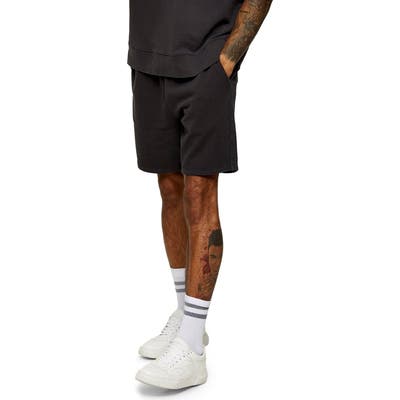 Topman Washed Shorts, Black