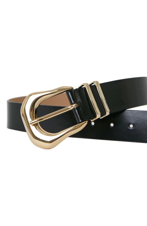 Shop B-low The Belt Koda Mod Leather Belt In Black Gold