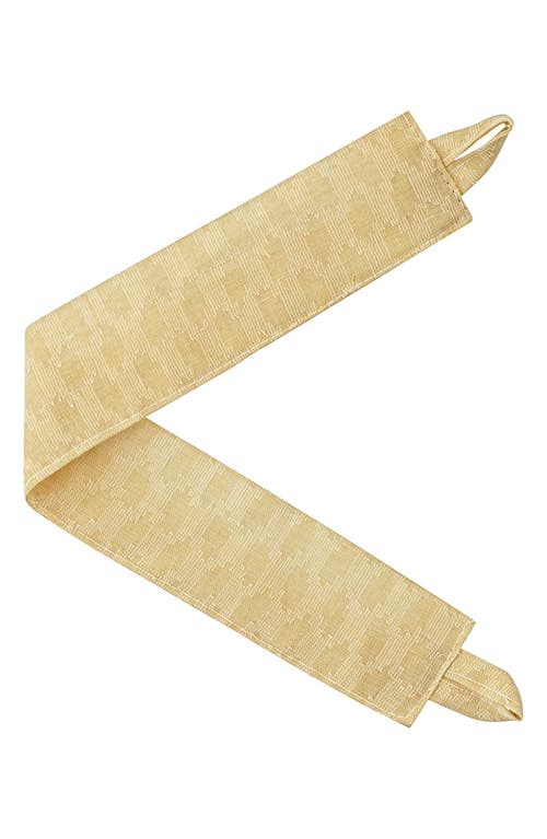 Lucky Brand Larkin Textured Light Filtering Grommet Window Curtain Panel Pair With Tiebacks, 38" X 84" In Gold