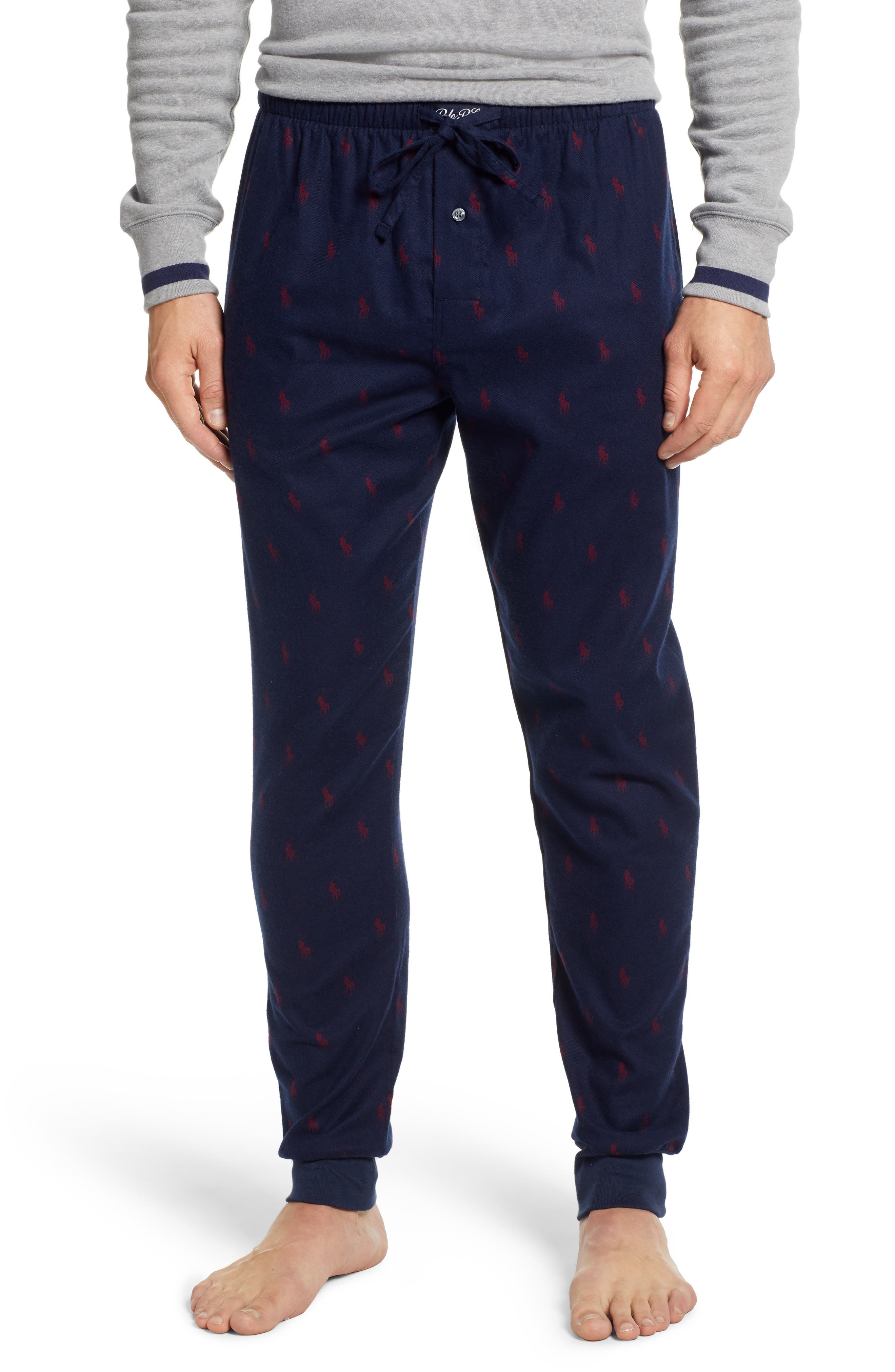 Polo Ralph Lauren Flannel Cotton Jogger Pants Nordstrom