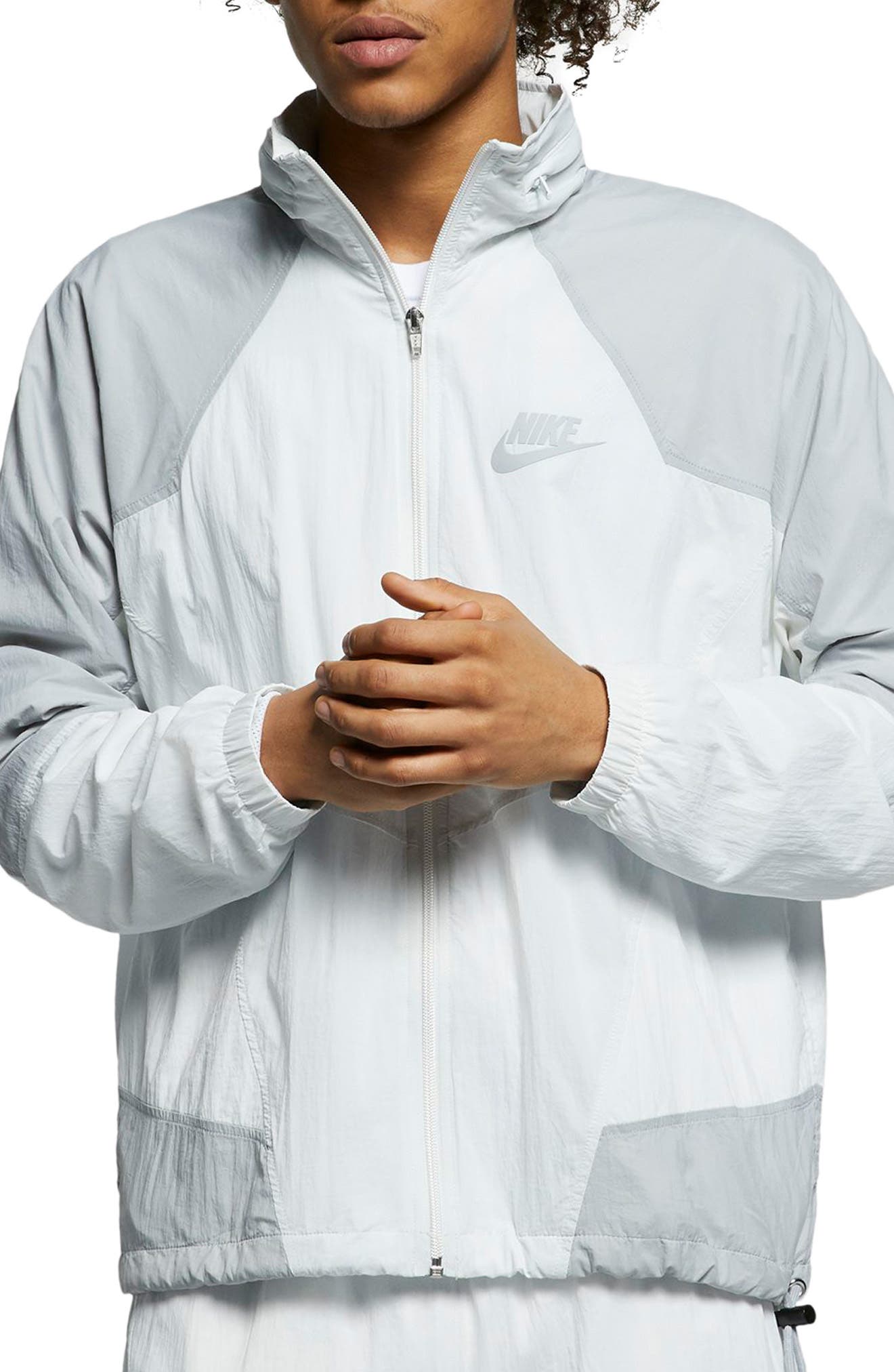 men's nike sportswear hooded woven jacket