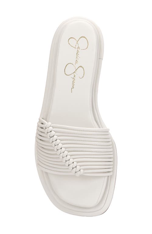 Jessica Simpson Belarina Slide Sandal In Bright White