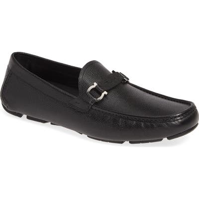 Salvatore Ferragamo Teddy Driving Shoe, Black