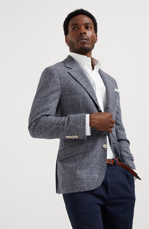 Shop Brunello Cucinelli Deconstructed Cavallo Blazer In Denim