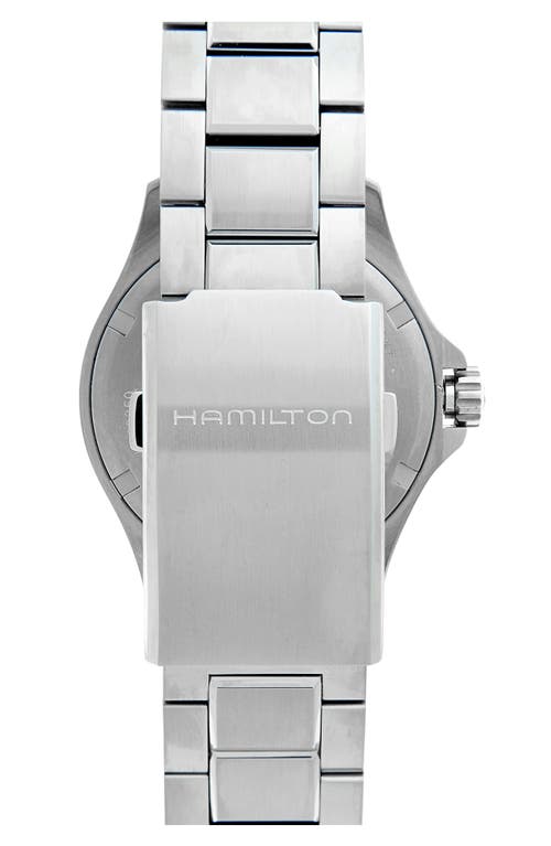 Hamilton Khaki Automatic Bracelet Watch, 40mm In Silver/black/silver