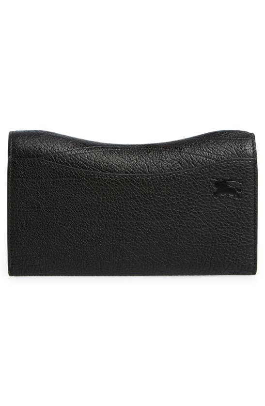Shop Burberry Rocking Horse Leather Continental Wallet In Black