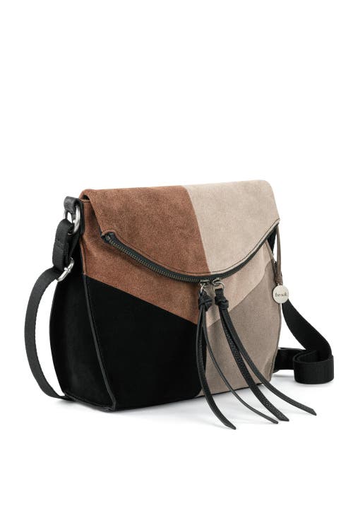 The Sak Silverlake Crossbody In Neutral Suede Block
