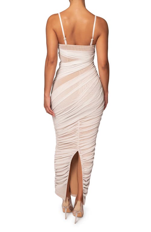 Shop Jluxlabel Catalina Metallic Sleeveless Knit Maxi Dress In White