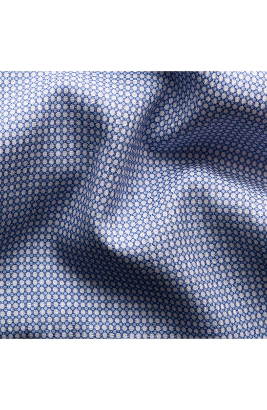 Shop Eton Contemporary Fit Microprint Dress Shirt In Medium Blue