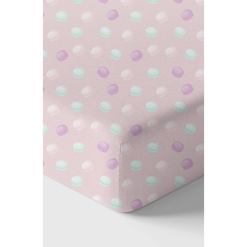 Norani Crib Sheet In Pink/mint