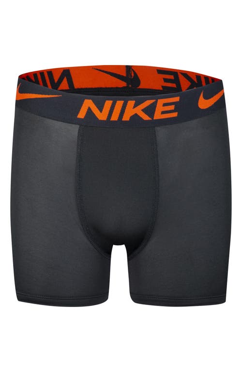 Nike Kids' Assorted 3-pack Micro Essentials Boxer Briefs In Black/green Strike