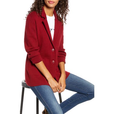 1901 Stretch Wool Blend Sweater Blazer