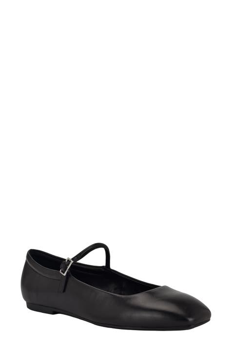 Calvin klein patent leather flats hotsell