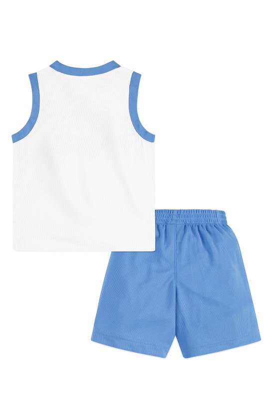 Shop Jordan Kids' Jersey & Shorts Set In University Blue