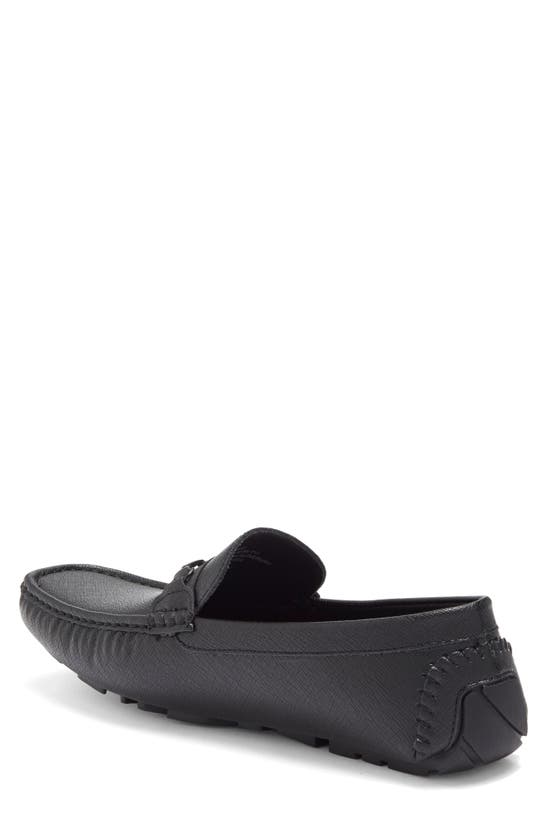 Shop Guess Aarav Bit Loafer In Black