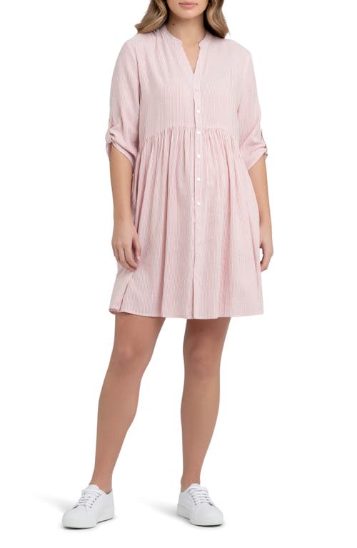 Ripe Maternity Sam St/nursing Dress In Pink