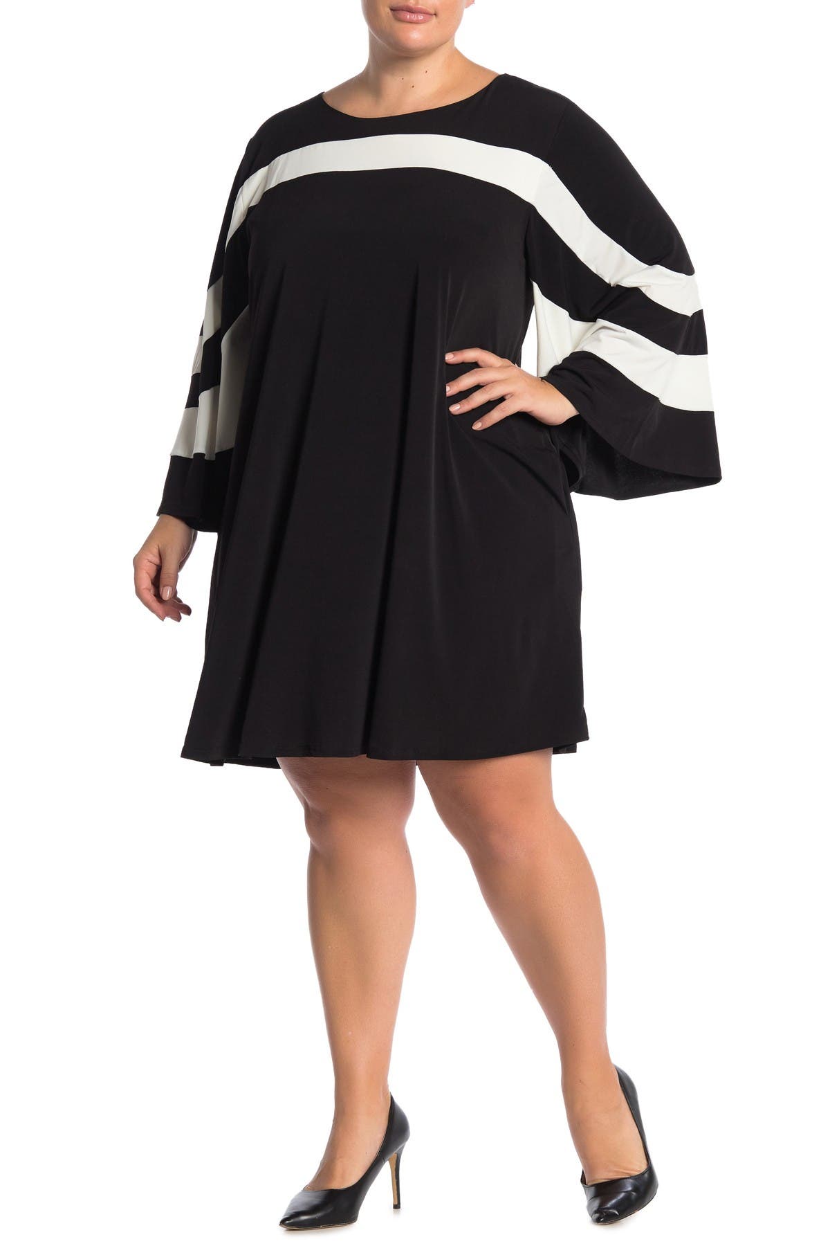 nina leonard miracle matte jersey dress