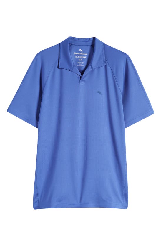 Shop Tommy Bahama Ace Tropic Solid Performance Polo In Deep Ultramarine