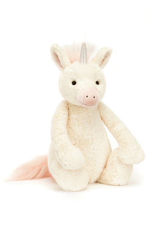 Jellycat Big Bashful Unicorn Stuffed Animal in White 