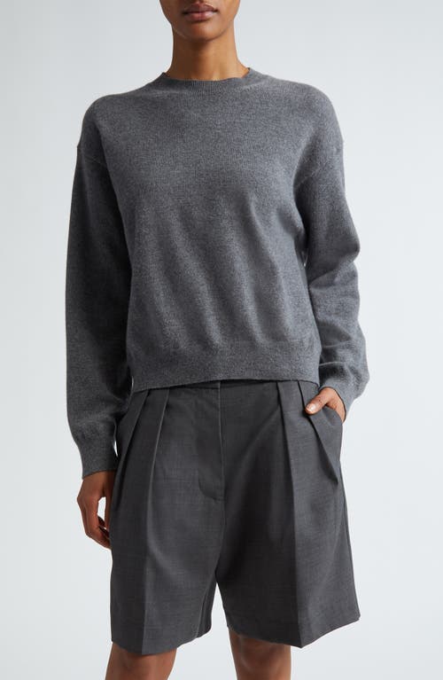 Shop Rohe Róhe Open Armhole Convertible Sweater In Mid Grey Melange