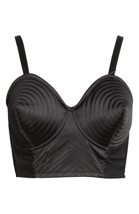 corset top in denim woman indigo in cotton - JEAN PAUL GAULTIER - d — 2